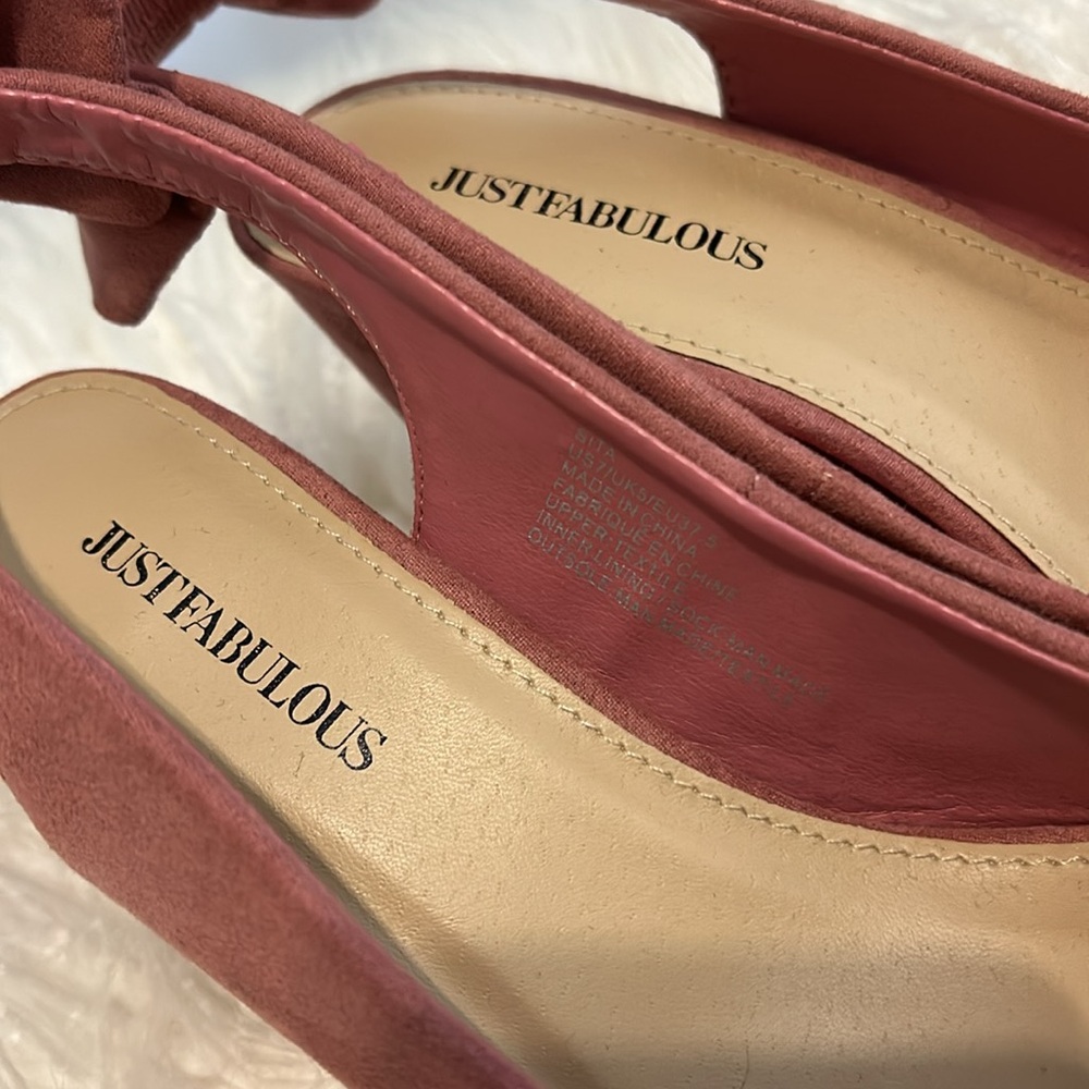 Justfab Pink Heel - Picture 7 of 7